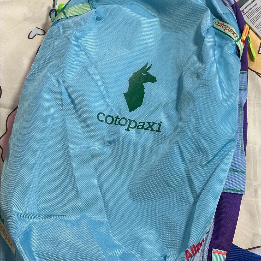 Cotopaxi Sky Blue and Violet Backpack